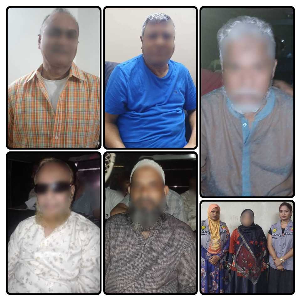 রাজধানীতে ডিবি পুলিশ অভিযানে চাঁদপুর জেলা আওয়ামী লীগের সভাপতি নাছির উদ্দিনসহ আওয়ামী লীগের বিভিন্ন অঙ্গসংগঠনের আরও ৬ সদস্য আটক