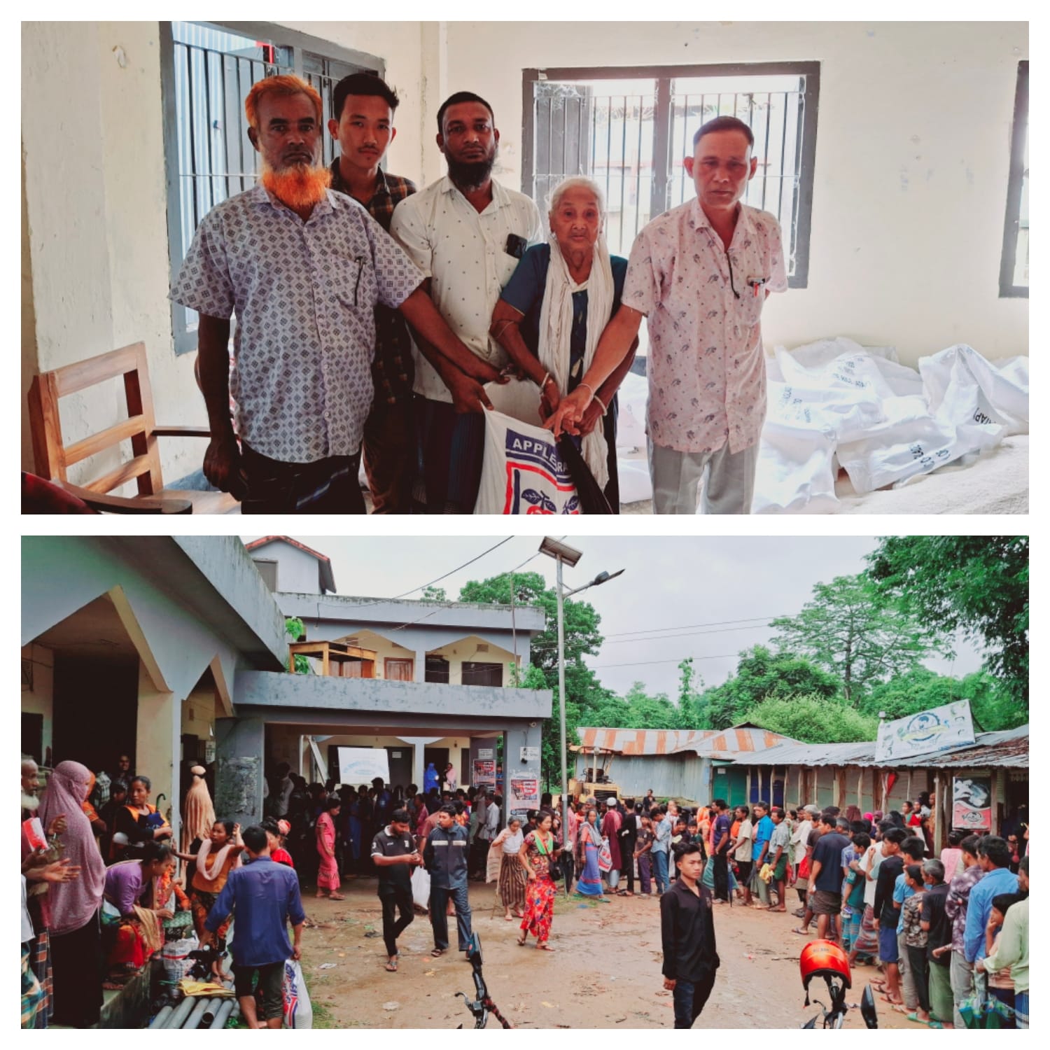 গুইমারায় মানবিক সহায়তা কর্মসূচির আওতায় ভিজিএফ এর চাল বিতরণ