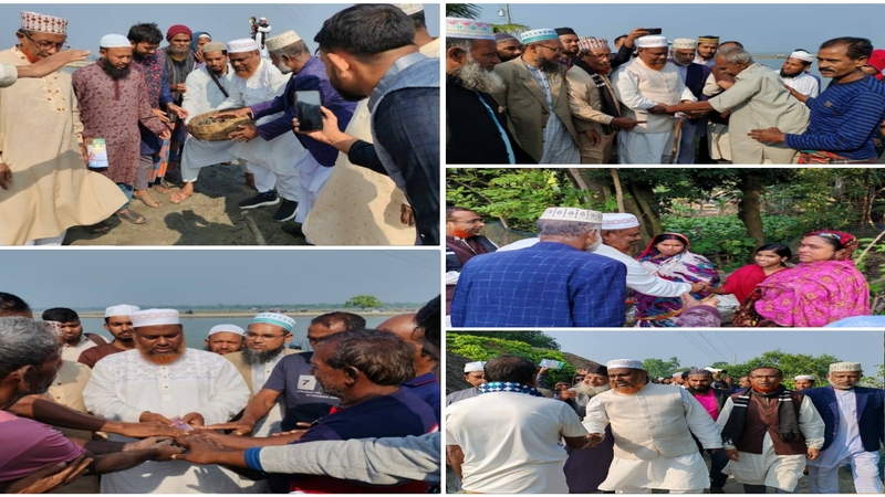 মানুষের সেবায় কাজ করবো: নির্বাচনী গণসংযোগে: মাও. আবুল কালাম আজাদ