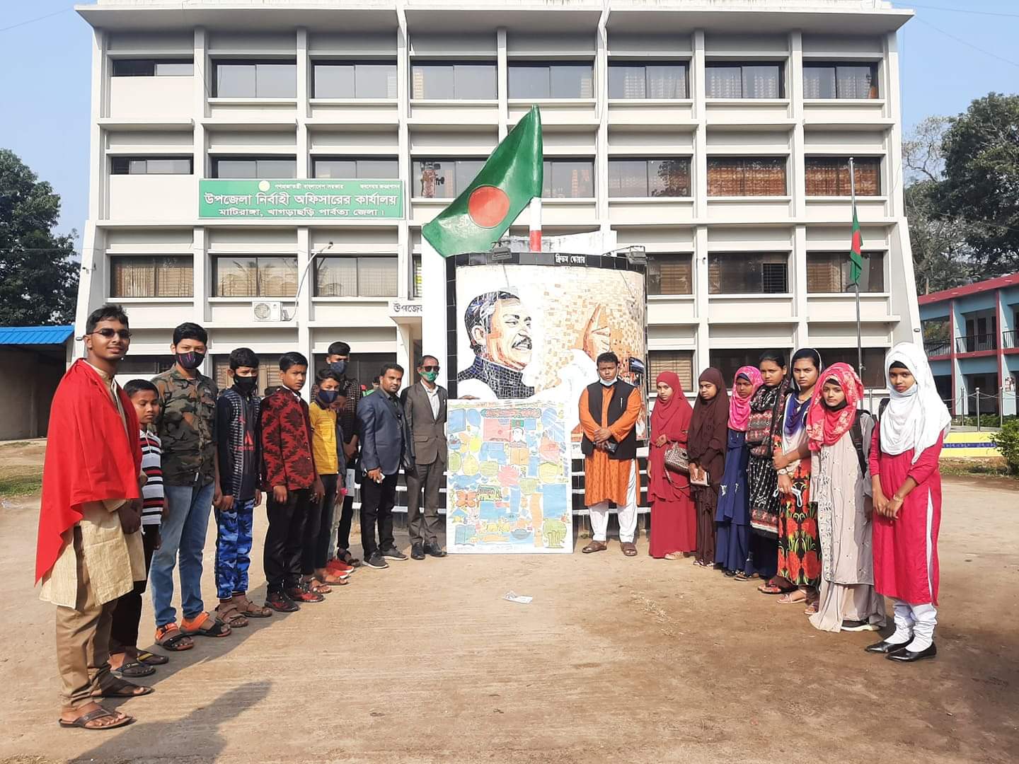 খাগড়াছড়িতে বেলছড়ি কিশোর কিশোরী ক্লাবের একুশের স্মৃতি ২০২২ দেয়ালিকা উদ্ভোদন।