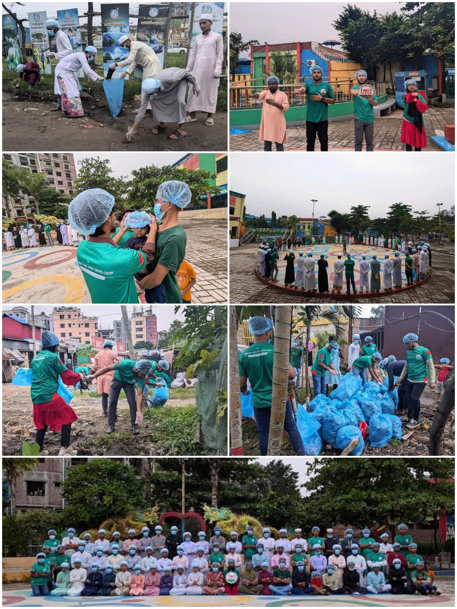 বিডি ক্লিন এর পরিচ্ছন্নতা অভিযান উত্তরা ফ্যান্টাসি আইল্যান্ড পার্ক ও এর আশপাশ।