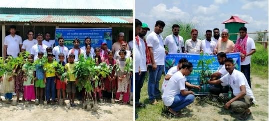 বিশ্ব পরিবেশ দিবস উপলক্ষে মানিকগঞ্জে রাইট টক বাংলাদেশের বৃক্ষরোপণ কর্মসূচি পালন