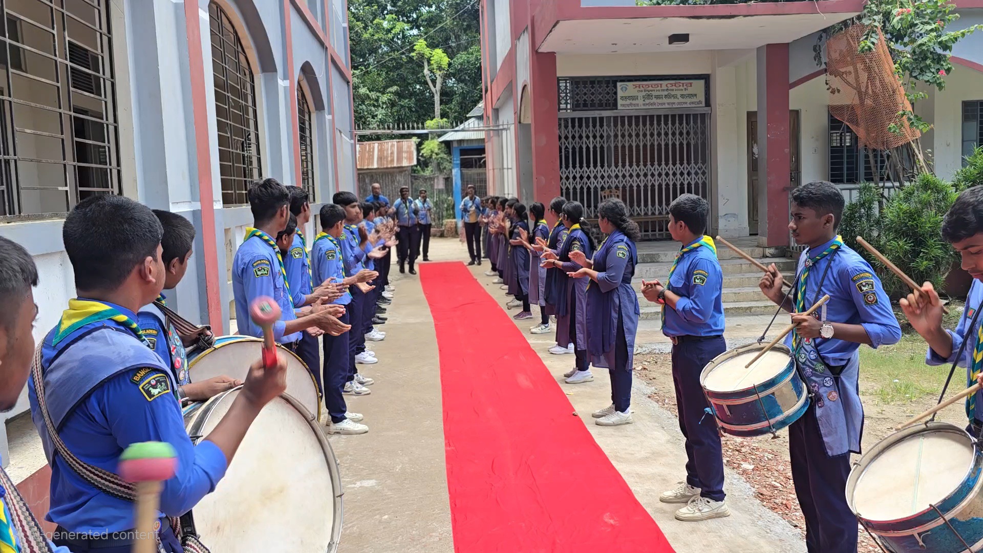 কালকিনিতে লাল গালিচা সংবর্ধনা প্রত্যাখান করলেন ইউএনও