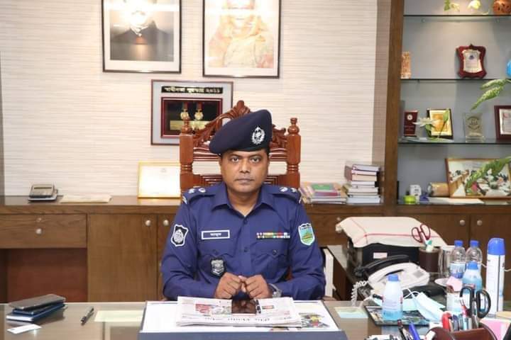 রাজশাহীতে নবাগত পুলিশ সুপারের যোগদান।