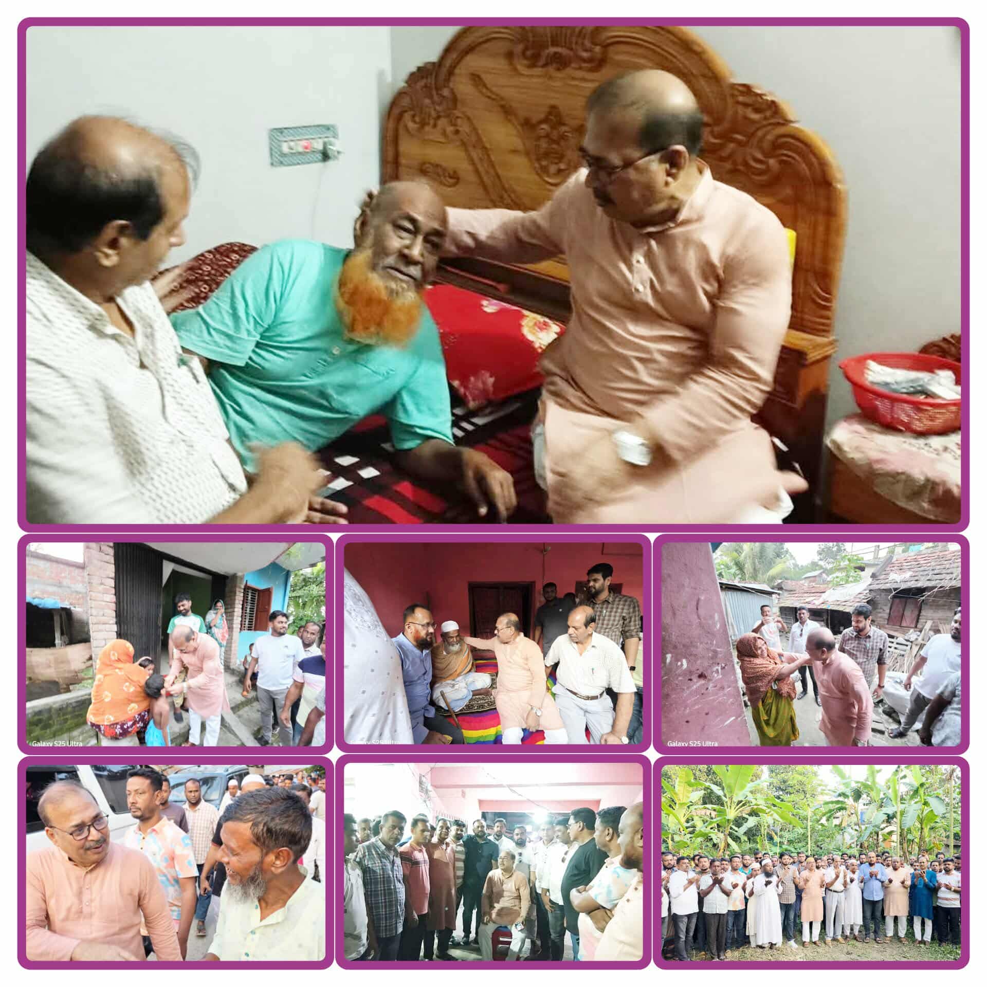 যশোর শার্শা উপজেলায় বিএনপি এর ভারপ্রাপ্ত চেয়ারম্যান তারেক রহমানের নির্দেশে অসুস্থ নেতাকর্মীদের বাড়ি বাড়ি খোঁজখবর নেনঃ মফিকুল হাসান তৃপ্তি।