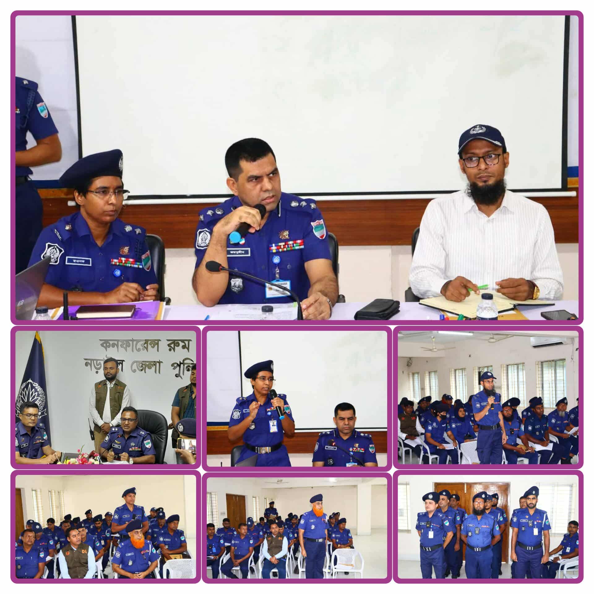 পুলিশ সদস্যদের দক্ষতা ও সক্ষমতা বৃদ্ধি সংক্রান্ত ০৩ দিন মেয়াদী প্রশিক্ষণ কোর্সের ১ম ব্যাচের প্রশিক্ষণ পরিদর্শন করেনঃ ডিআইজি খুলনা।