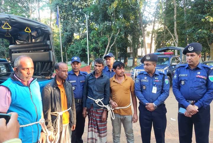চা বাগানের বাংলোতে ডাকাতি,২৪ ঘন্টার মধ্যে ডাকাত গ্রফতার